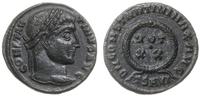 follis 320-324, Tesaloniki, Aw: Głowa cesarza w 