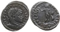 follis 316-317, Rzym, Aw: Głowa cesarza w wieńcu