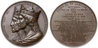 medal z serii władcy Francji - Ludwik III i Karl