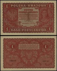 1 marka polska 23.08.1919, seria I-CC, numeracja