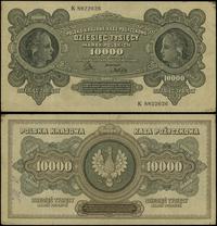 10.000 marek polskich 11.03.1922, seria K, numer