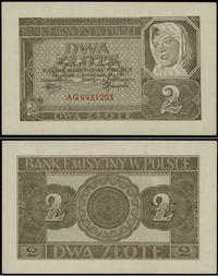 2 złote 1.08.1941, seria AG, numeracja 6431203, 
