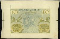projekt rewersu banknotu 10 złotych 20.07.1926, 