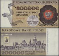 200.000 złotych 1.12.1989, seria L, numeracja 35