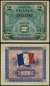 2 franki 1944, numeracja 10433767, nieznaczne za