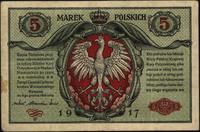 5 marek polskich 9.12.1916, seria A, "Biletów", 