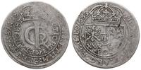 złotówka (tymf) 1663 AT, korona krakowska nad mo