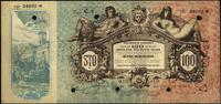 asygnata kasowa na 100 koron 1915, 6-krotna perf