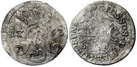 trojak 1763, Toruń, rzadka moneta