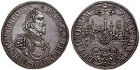 talar 1643, Augsburg, Aw: Popiersie cesarza Ferd