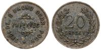 20 groszy 1925-1939, cynk, 21.2 mm, 2.39 g, ślad