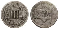 3 centy 1852, Filadelfia, srebro, rzadkie