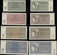 getto Teresin w Czechach, zestaw 7 banknotów, 01.01.1943
