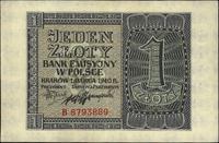 1 złoty 1.03.1940, Seria B, rzadkie, Miłczak 91