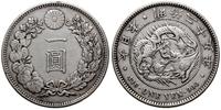 1 yen 25 rok (1892), srebro, 26.82 g, delikatnie