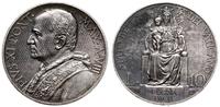 10 lirów 1929, srebro, delikatna patyna, Berman 