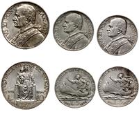 Watykan (Państwo Kościelne), zestaw 3 monet, 1933/1934