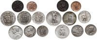 Watykan (Państwo Kościelne), zestaw 8 monet, 1933/1934
