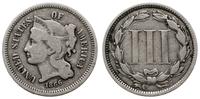 Stany Zjednoczone Ameryki (USA), 3 centy, 1866