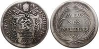 1/2 piastra 1683 (AN VII), Rzym, srebro 15.51 g,