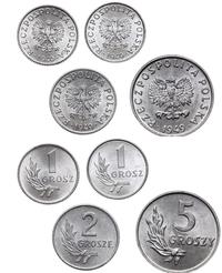 zestaw 4 monet 1949, Warszawa, w skład zestawu w