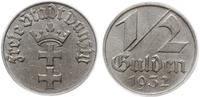 1/2 guldena 1932, Berlin, moneta w pudełku PCGS 