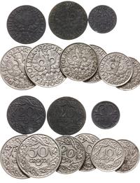 zestaw monet, Warszawa, 1 grosz 1939, 2 x 20 gro