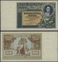 20 złotych 20.06.1931, seria DT, numeracja 56346