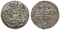 1 grosz maryjny 1753 D, Aurich, Olding 254b