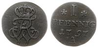 Niemcy, 1 fenig, 1797 A