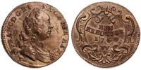 1 krajcar 1760 W, Wiedeń, moneta lekko czyszczon