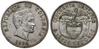 50 centavos 1934, San Francisco, srebro próby '9