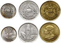 zestaw 3 monet 1964, Gwatemala, w skład zestawu 