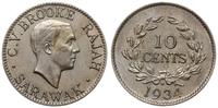 10 centów 1934 H, Birmingham, miedzionikiel, KM 