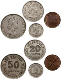 zestaw 4 monet, w skład zestawu wchodzi 1 cent 1