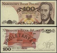 100 złotych 01.06.1982, seria LN, numeracja 6236