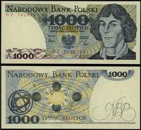 1.000 złotych 01.06.1982, seria DZ, numeracja 70