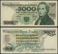 5.000 złotych 01.06.1982, seria CF, numeracja 58