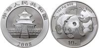 10 yuanów 2008, Misie Panda, 1 uncja srebra prób