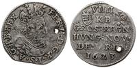 9 denarów (grosz) 1623 KB, Kremnica, Aw: Popiers