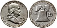 1/2 dolara 1959, Filadelfia, typ Franklin, srebr