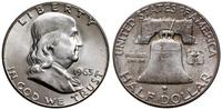 1/2 dolara 1963, Filadelfia, typ Franklin, srebr