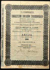 akcja na 100 złotych 1930, Żyrardów, Towarzystwo