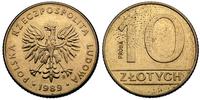 10 złotych PRÓBA 1989, Warszawa, typ jak moneta 
