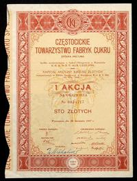 akcja na 100 złotych 1937, Warszawa, Częstocicki