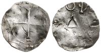 denar 983-1002, Aw: Krzyż grecki, ..REX, Rw: LOИ