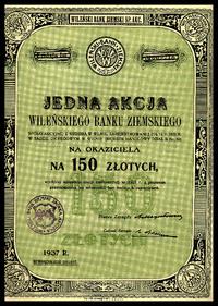 akcja na 150 złotych 1937, Wileński Bank Ziemski