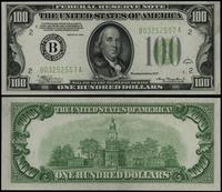 100 dolarów 1934, seria B03252557A, podpisy Juli