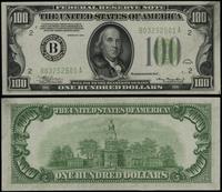 100 dolarów 1934, seria B03252501A, podpisy Juli