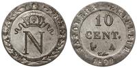 Francja, 10 centimes, 1809 A